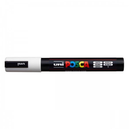 Caneta Posca PC-5M - Branco - Uni-Ball