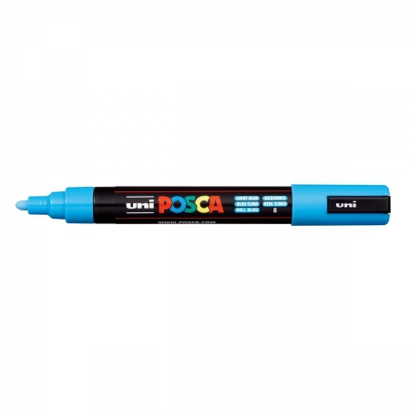 Caneta Posca PC-5M - Azul Claro - uni-ball