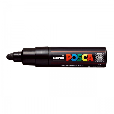 Caneta Posca Artists Collection NIBS Preto - estojo com 4 unidades - Uni-Ball
