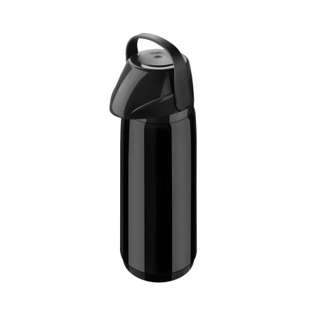 Garrafa térmica de pressão Air Slim polipropileno 1,8L Preta - Invicta