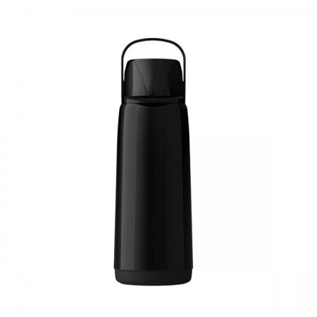 Garrafa térmica de pressão Air Slim polipropileno 1,8L Preta - Invicta