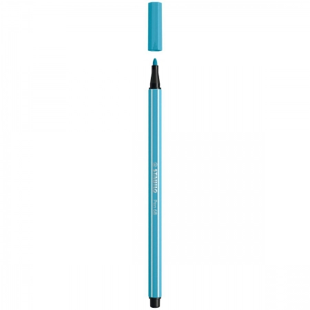 Caneta hidrográfica Ponta Sintética 68/57 - Azul Claro - Stabilo
