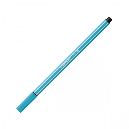 Caneta hidrográfica Ponta Sintética 68/57 - Azul Claro - Stabilo