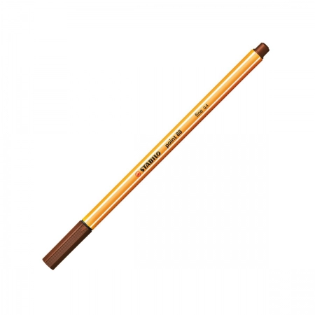 Caneta hidrográfica Fine Point 88/45 - Marrom Escuro - Stabilo