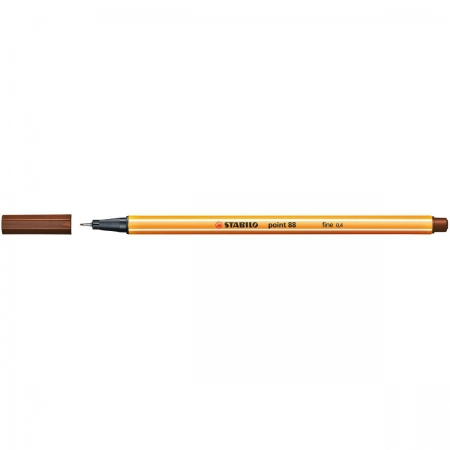 Caneta hidrográfica Fine Point 88/45 - Marrom Escuro - Stabilo