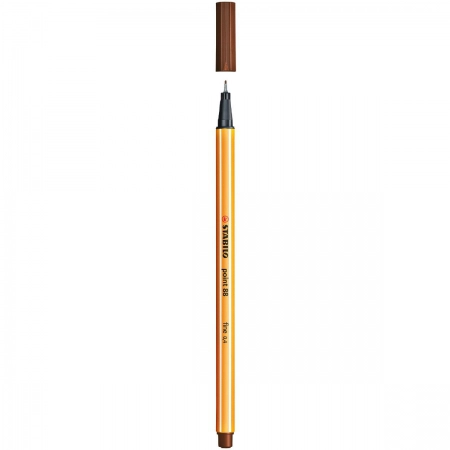 Caneta hidrográfica Fine Point 88/45 - Marrom Escuro - Stabilo