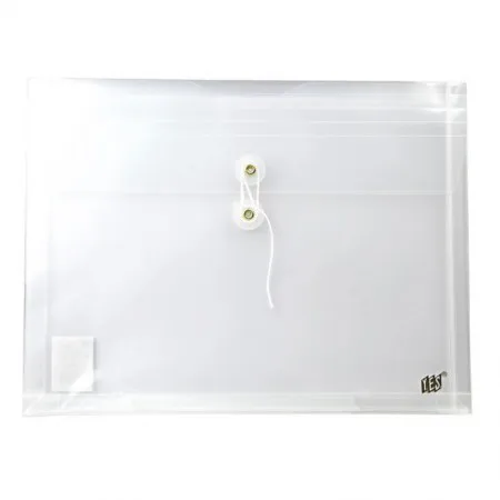 Envelope plástico com ilhós horizontal - Cristal - EN01AL/CR - Yes