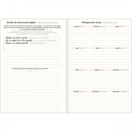 Agenda planner grampeado mensal West Village 2027 - Tilibra