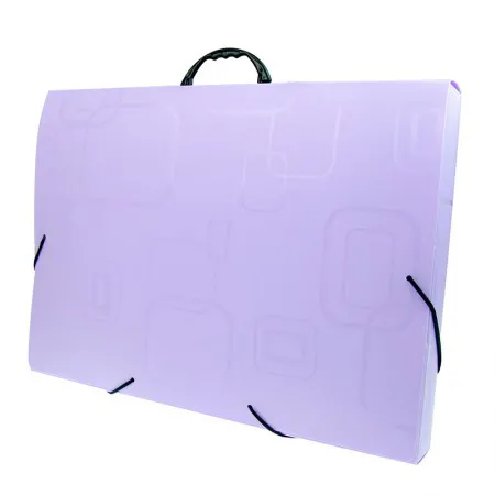 Maleta com alça Dellofine A3 - roxa - 2151.R - Dello