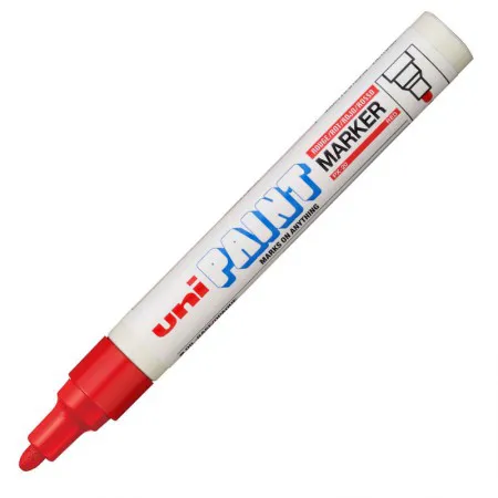 Pincel marcador permanente Paint Marker vermelho PX-20 Uni-Paint