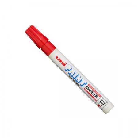 Pincel marcador permanente Paint Marker vermelho PX-20 Uni-Paint