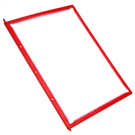 Pasta para expositor flexoline vermelho A4 - Controles Visuais