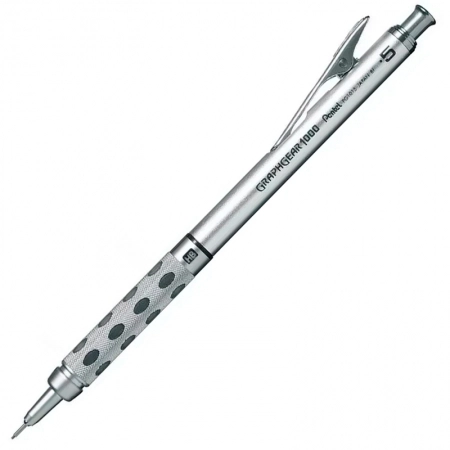 Lapiseira 0.5mm Graphgear 1000 Prata - Pentel