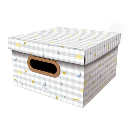 Caixa Organizadora pequena linho - pequenos astros - 2324 - Dello