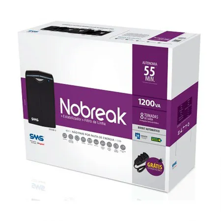 Nobreak bivolt 115/220V Station II 1200VA 27392 SMS