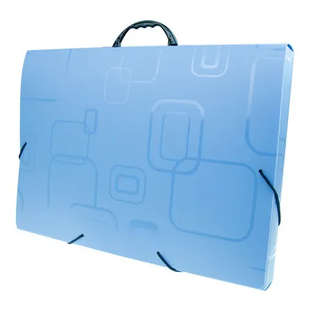 Maleta com alça Dellofine A3 - azul - 2151.C - Dello