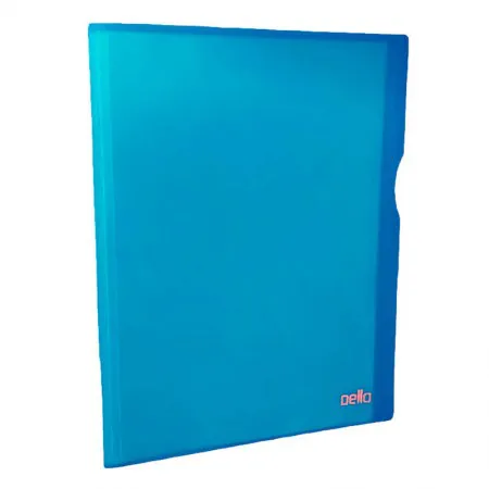 Pasta catálogo A4 azul com 30 plásticos 6036.C - Dello
