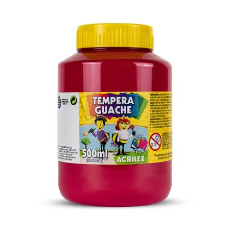 Tinta guache Magenta 500ml - 549 - Acrilex