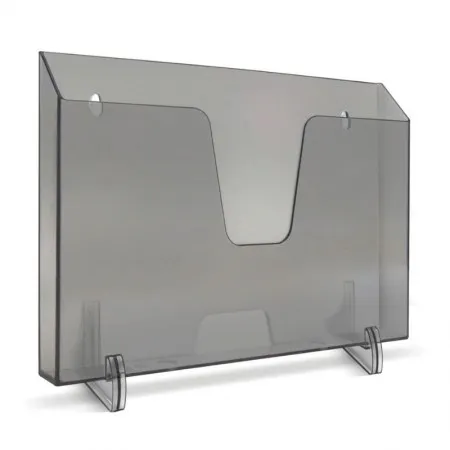 Expositor 1 divisória horizontal Fumê - 862.0 - Acrimet