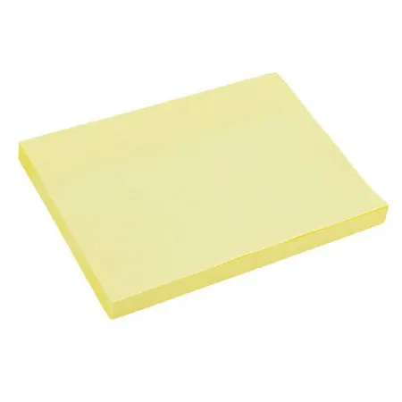 Bloco recado adesivo Amarelo 75x100mm 90 fls EI033 - Multi