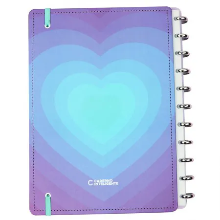 Caderno Inteligente grande Silver Love - CIGD4127