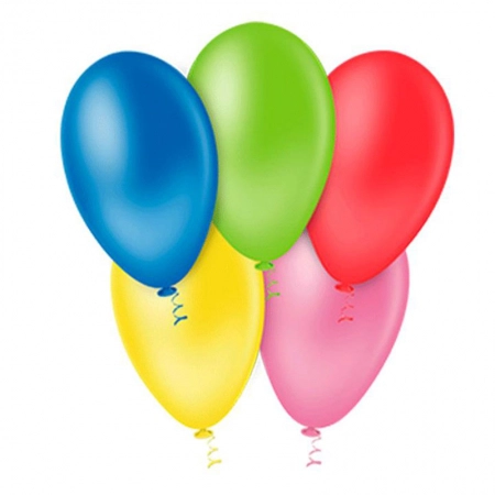 Bexiga cores número 9 Riberball 50unid - Pic Pic