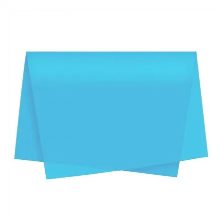 Papel de seda Azul Celeste 50x70cm 100 folhas - Riacho