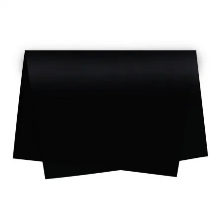 Papel de seda Preto 50x70cm 100 folhas - Riacho