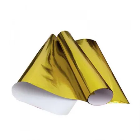 Papel laminado Ouro 45x59cm 40 folhas - Cromus