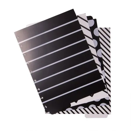 Divisória médio especial com 4 abas estampadas - CIDM3002 - Caderno Inteligente