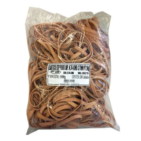 Elástico látex n74 japones pacote 1kg - Fulgor