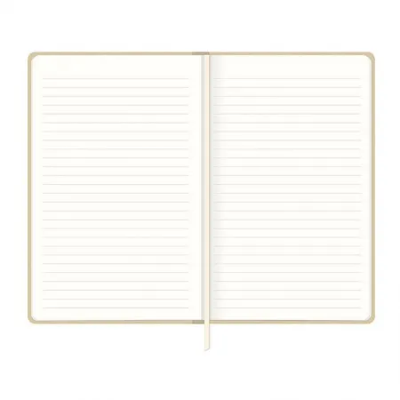 Caderno costurado grande pautado Fitto 80 folhas Cambridge Café - Tilibra