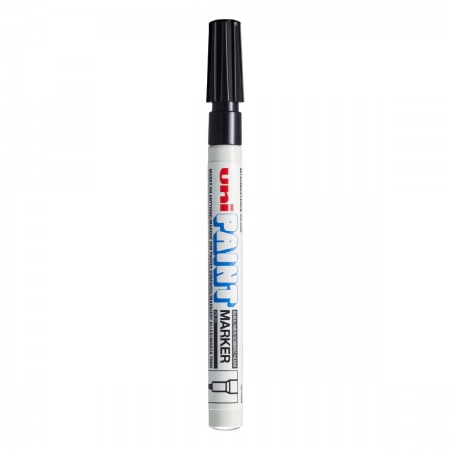 Pincel marcador permanente Paint Marker Preto PX-21 - Uni-Paint