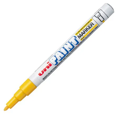 Pincel marcador permanente Paint Marker Amarelo PX-21 - Uni-Paint