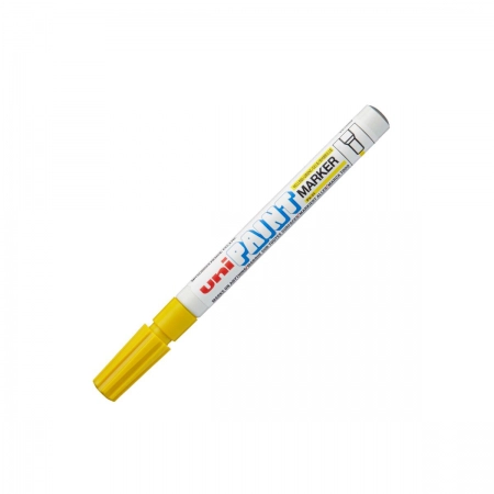 Pincel marcador permanente Paint Marker Amarelo PX-21 - Uni-Paint