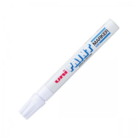 Pincel marcador permanente Paint Marker branco PX-20 Uni-Paint