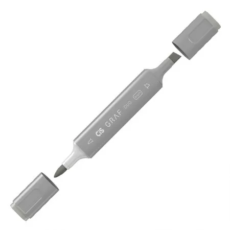 Caneta marcador artistico Graf Duo Brush - (CG7) - Cool Grey - Cis