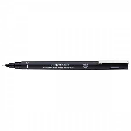 Caneta Nankin Uni Pin fine line 0.1 - Preto - Mitsubishi