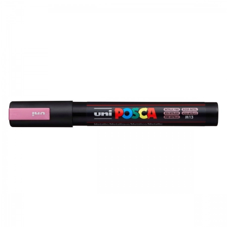 Caneta Posca PC-5M - Rosa Metálico - Uni-Ball