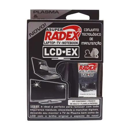 Limpador para monitor LCD - 60ml - Radex
