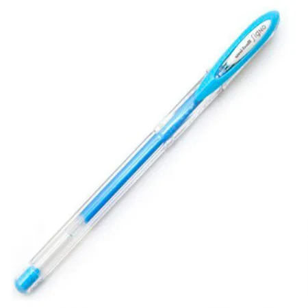 Caneta gel angelic signo 0.7mm UM-120AC - Azul Claro - Uni-ball