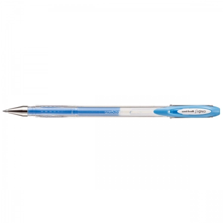 Caneta gel angelic signo 0.7mm UM-120AC - Azul Claro - Uni-ball