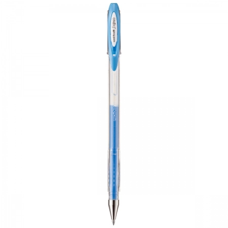 Caneta gel angelic signo 0.7mm UM-120AC - Azul Claro - Uni-ball