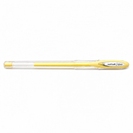 Caneta gel angelic signo 0.7mm UM-120AC - Amarela - Uni-ball