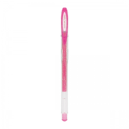 Caneta gel Sparkling Signo 0.7mm UM-120SP - Rosa - Uni-Ball