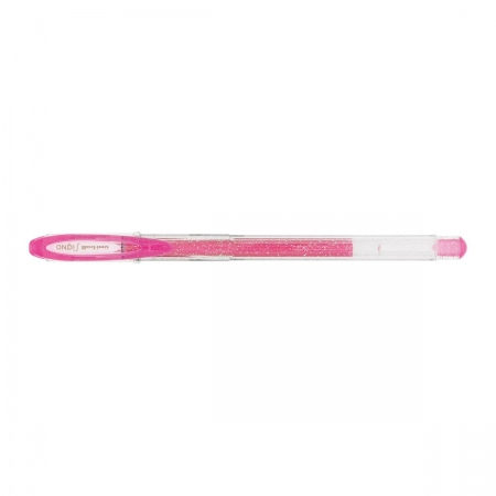 Caneta gel Sparkling Signo 0.7mm UM-120SP - Rosa - Uni-Ball