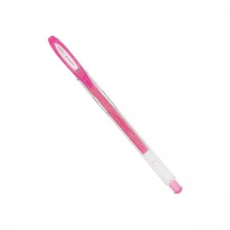 Caneta gel Sparkling Signo 0.7mm UM-120SP - Rosa - Uni-Ball