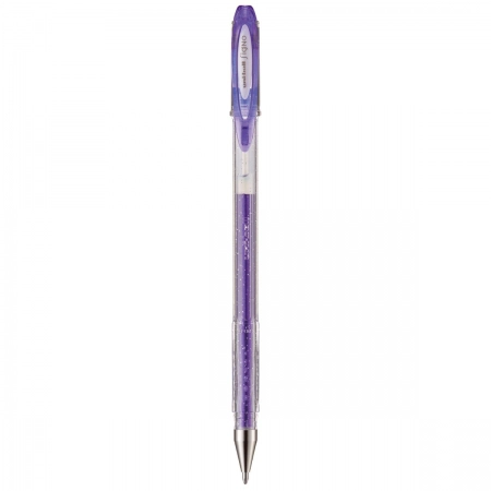 Caneta gel Sparkling Signo 0.7mm UM-120SP - Violeta - Uni-Ball