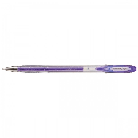 Caneta gel Sparkling Signo 0.7mm UM-120SP - Violeta - Uni-Ball