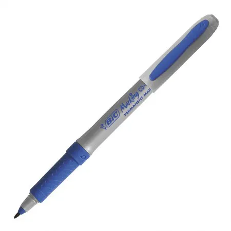 Pincel marcador permanente Intensity CD/DVD Azul com 1 unidade - Bic